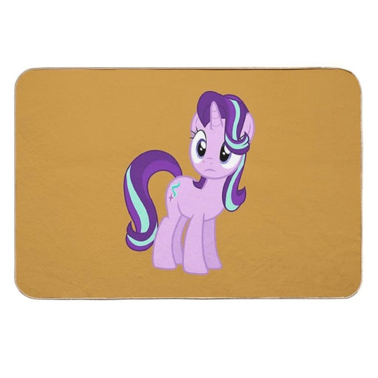 Starlight Is Watching  Fade-Resistant Bath Mat