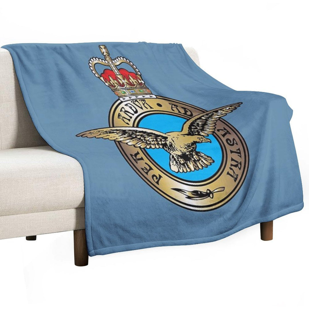Royal Air Force Badge Quick-dry Throw Blanket