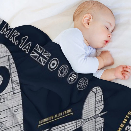 Spitfire Machine-washable Throw Blanket