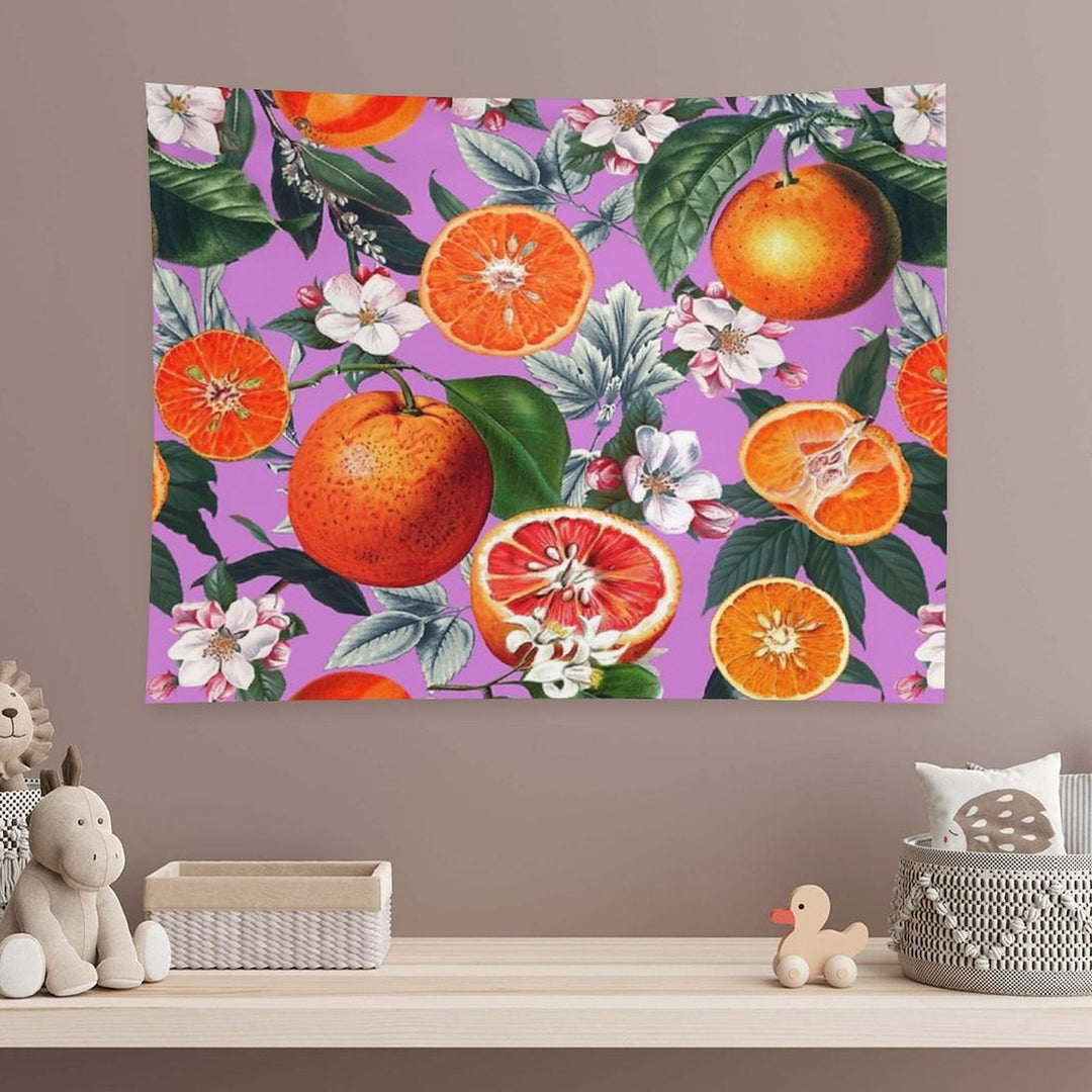 Vintage Fruit Pattern X Tapestry