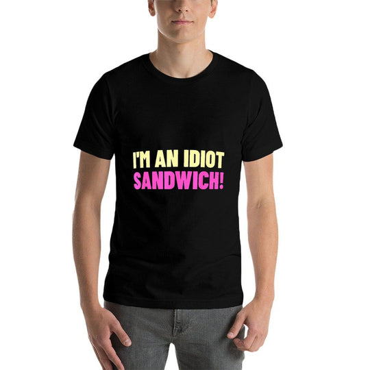 Chef Meme Gifts  Funny Im An Idiot Sandwich  Graphic-printed T-Shirt