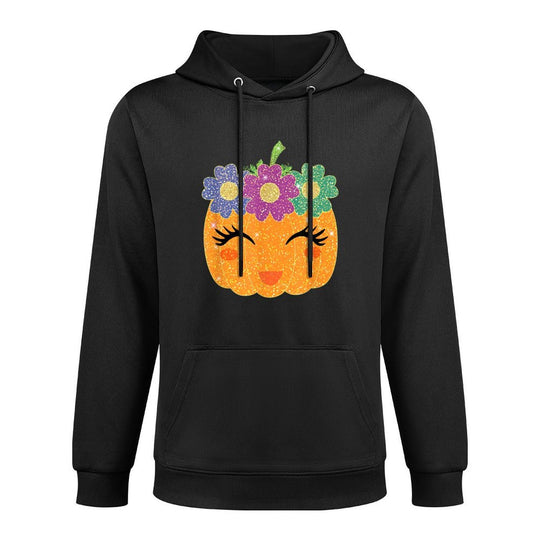 Girl Pumpkin Halloween Thanksgiving For Girls Boys Kids Layering Staple Hoodie