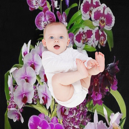 Orchids - Cool And Restful Colors! Versatility Throw Blanket