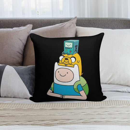 Finn Jake BMO Soft Ultra-Soft Texture Throw Pillow