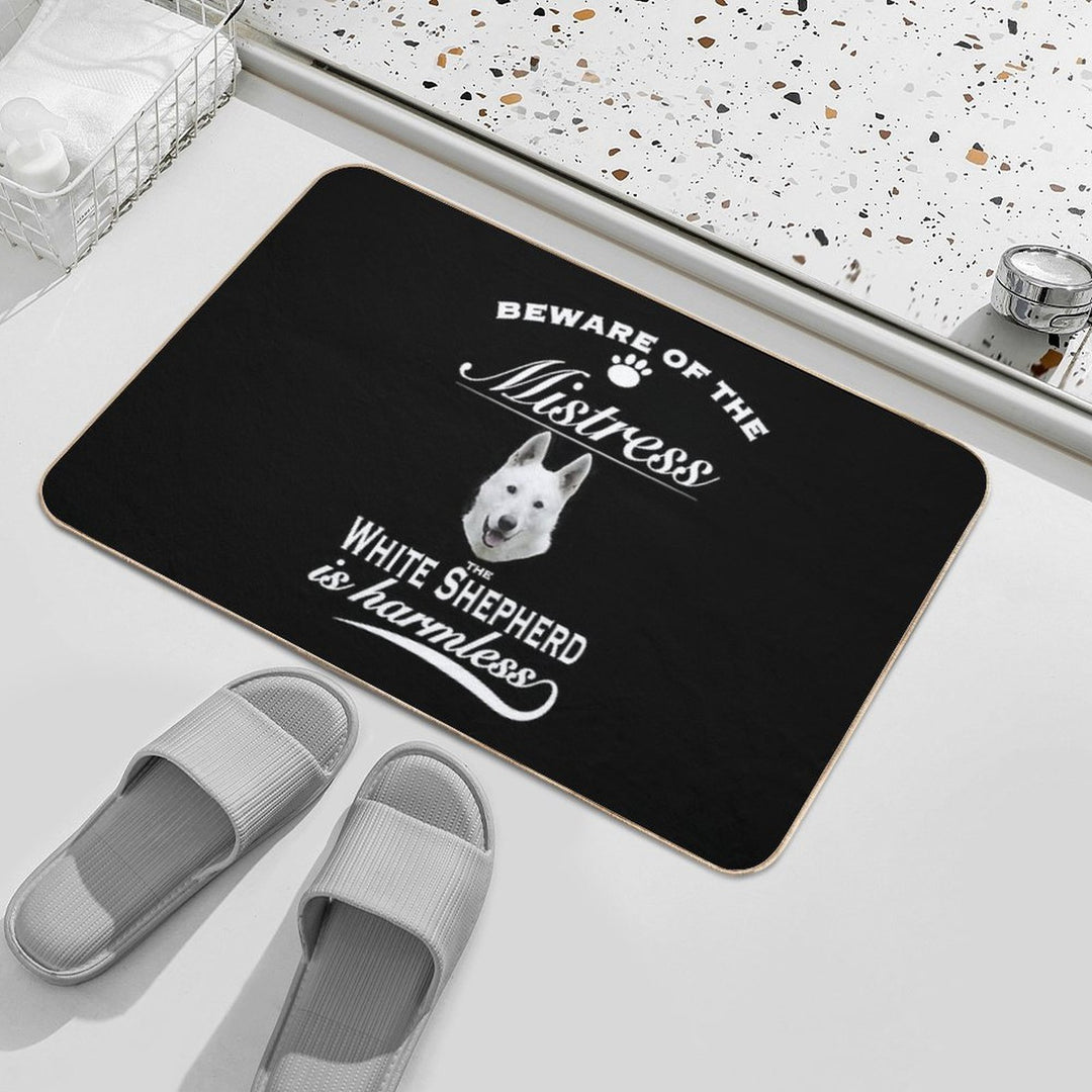 White German Shepherd Tshirt White German Shepherd Dog Shirt Tee  Versatile Bath Mat