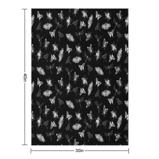 Entomologist Nightmares Anti-pilling Throw Blanket