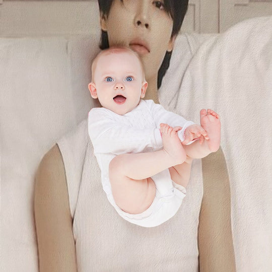 Jimin Face Quick-dry Throw Blanket