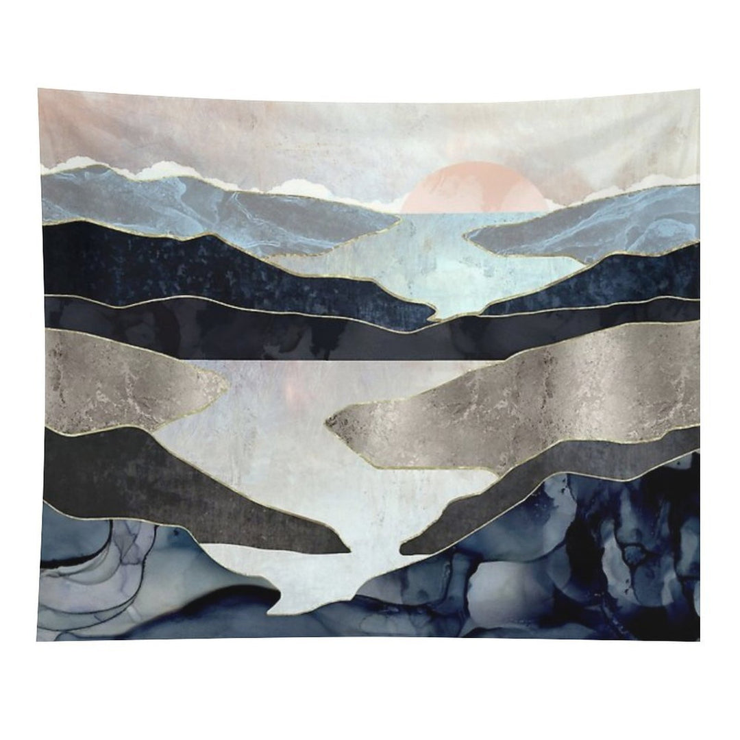 Blue Mountain Lake Tapestry