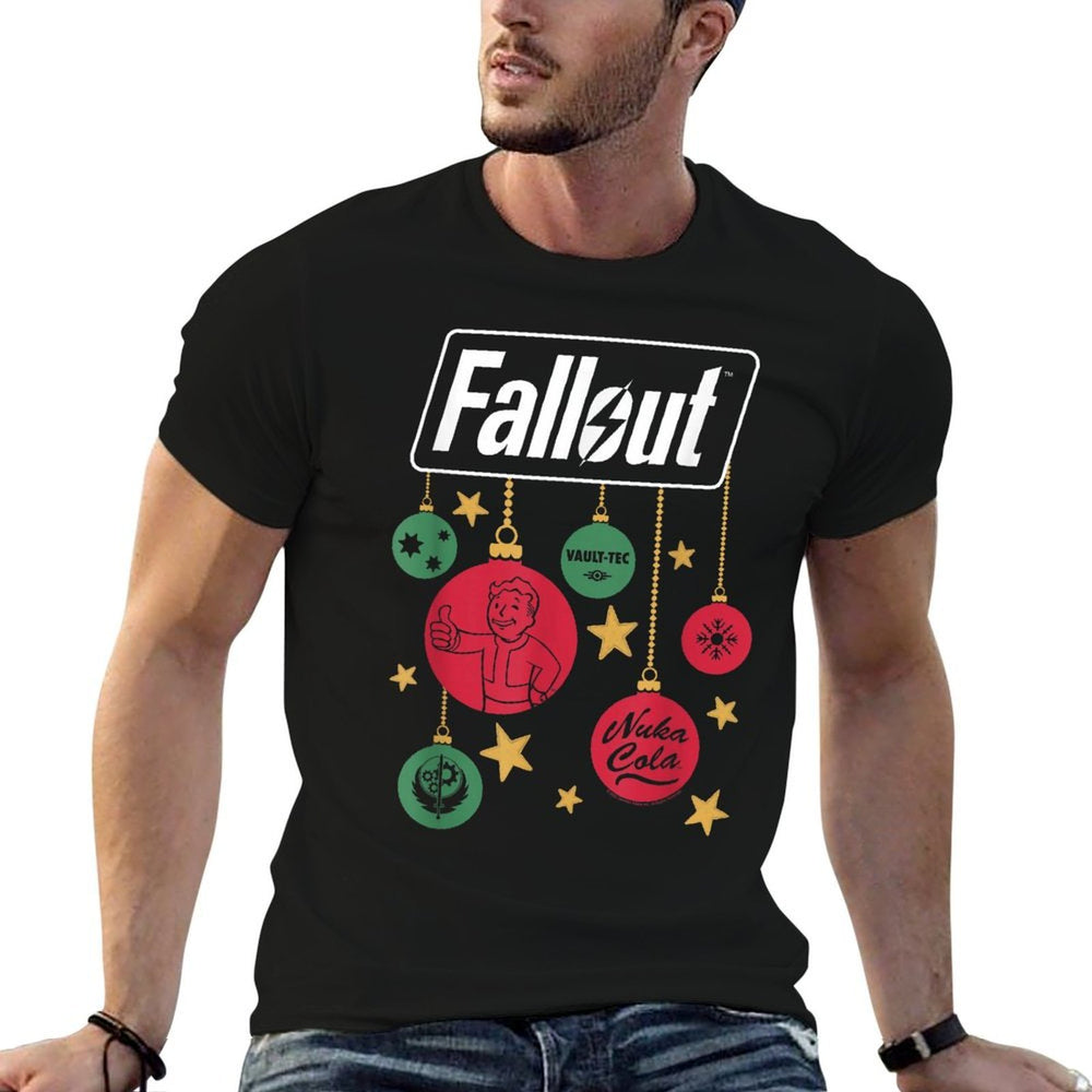Fallout Logo Christmas Ornaments Video Game  Durable T-Shirt