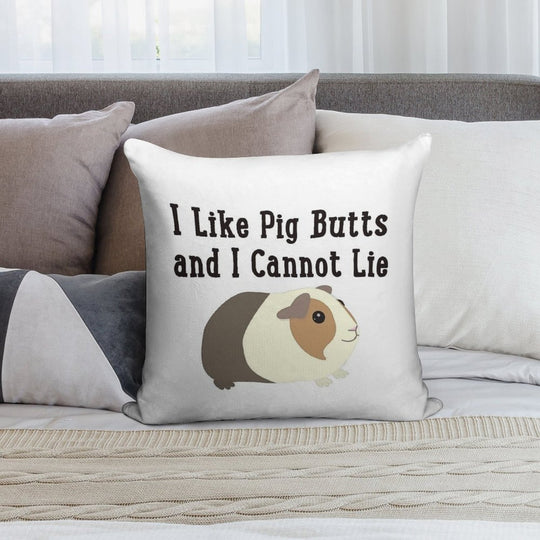 Guinea Pig Butts Soft Ultra-Soft Texture Throw Pillow
