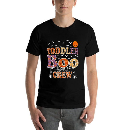 Toddler Boo Crew Funny Halloween Daycare Teacher Kids  High-quality Stitching T-Shirt