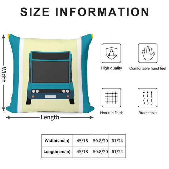 Arriva Optare Solo Soft Bedroom Essential Throw Pillow
