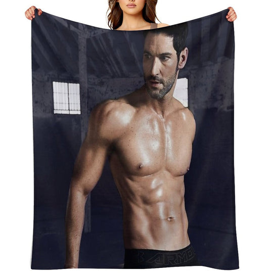 Tom Ellis Shrink-resistant Throw Blanket