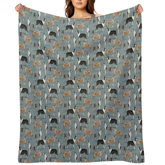 Blamorder Smooth Collies Comfort Throw Blanket