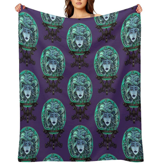 Madame Leota, No Background All-season Throw Blanket