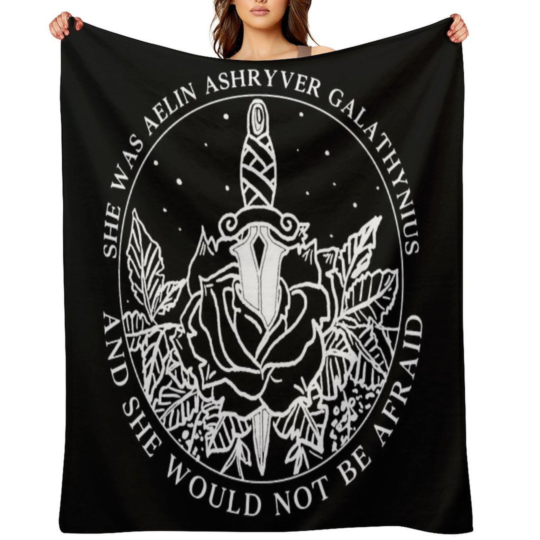 Aelin Galathynius - Throne of Glass Quote Quick-dry Throw Blanket