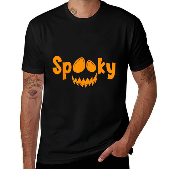 Spooky Halloween Pumpkin Spooky Pumpkin  Eco-friendly Material T-Shirt