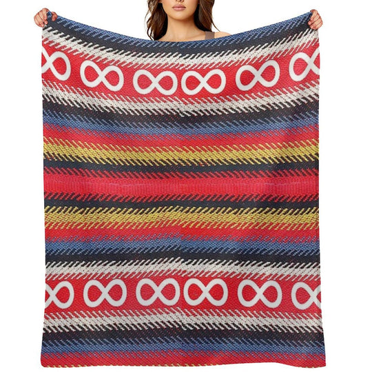Infinity Sash Velvety-soft Throw Blanket