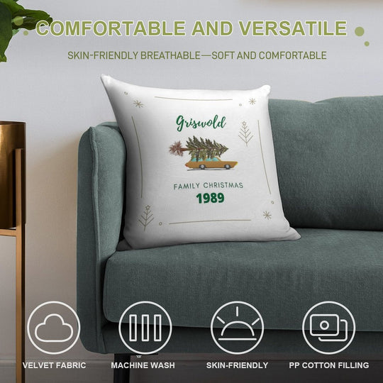 Griswold Family Christmas - National Lampoon's Christmas Vacation Soft Multiple Sizes Throw Pillow