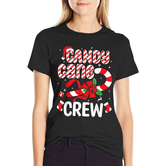 Candy Cane Crew - Funny Christmas Holiday Men Women  Tagless Design T-Shirt