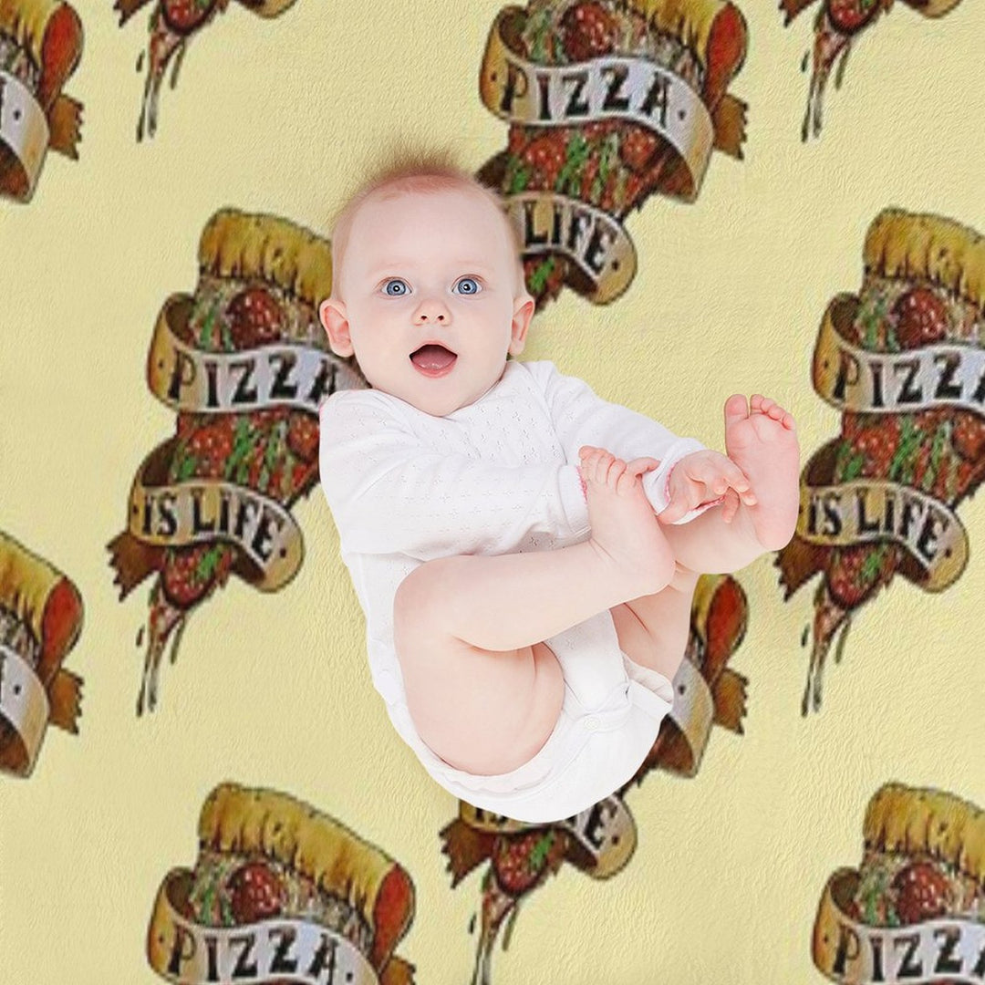 Pizza Is Life All-season Throw Blanket