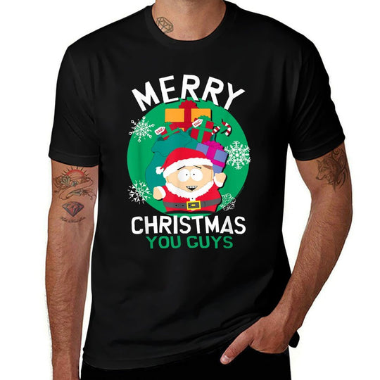 South Park Merry Christmas Cartman Funny Holiday Cartoon  Odor-resistant T-Shirt
