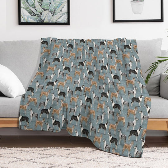 Blamorder Smooth Collies Comfort Throw Blanket