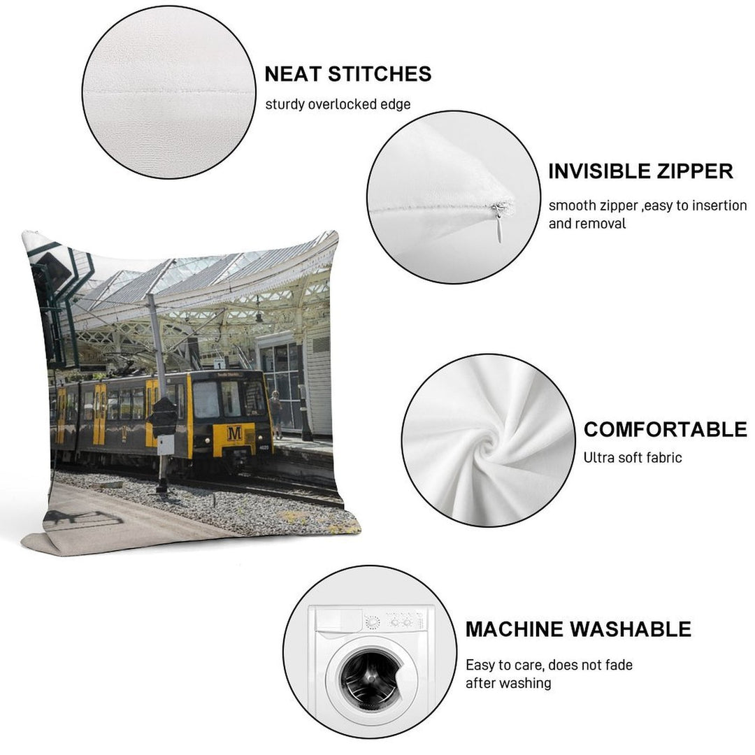 Tynemouth Metro Soft Easy Maintenance Throw Pillow