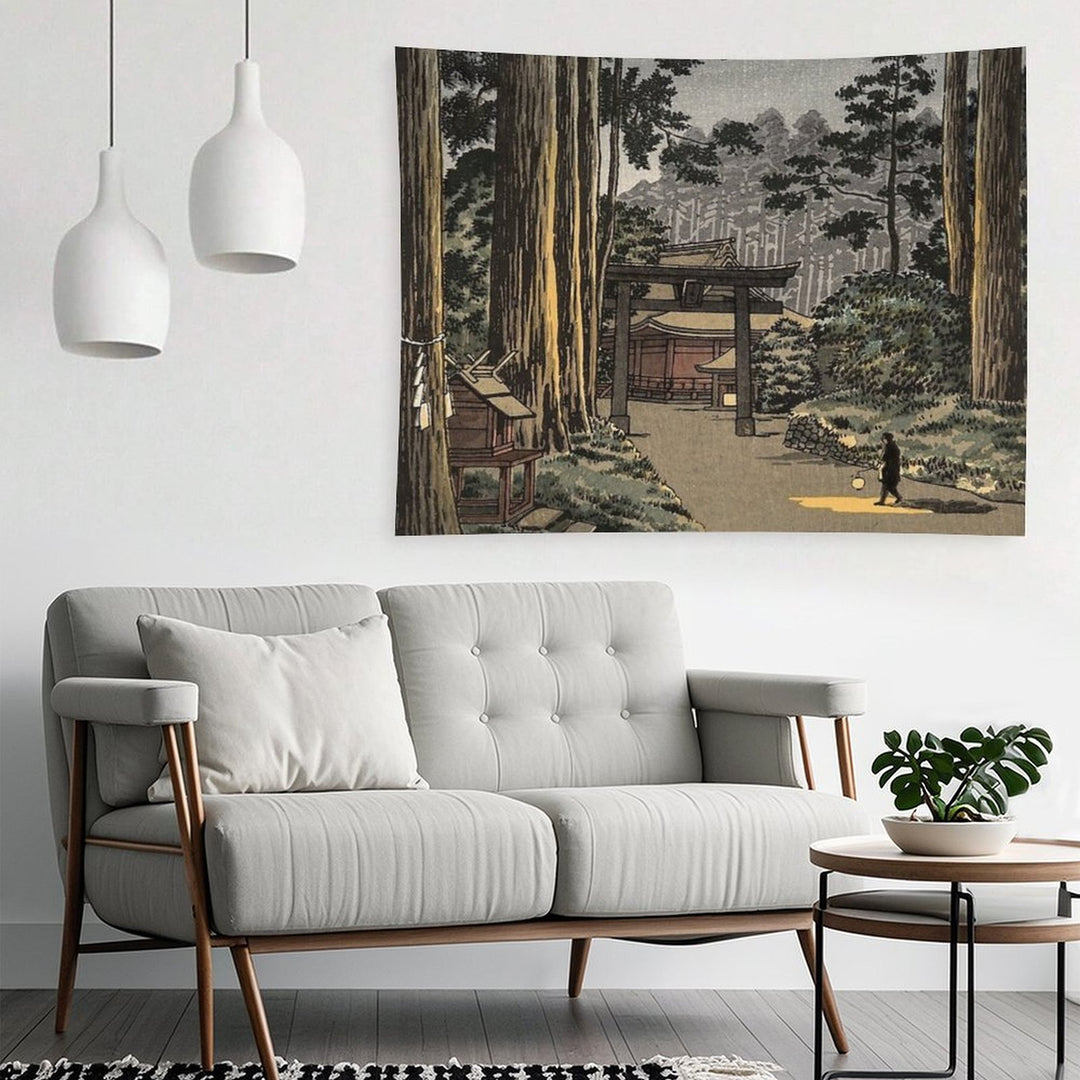 Tsuchiya Koitsu - Futarasan, Nikko, Mountain Temple Tapestry