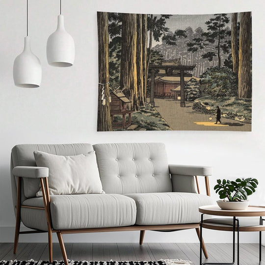 Tsuchiya Koitsu - Futarasan, Nikko, Mountain Temple Tapestry