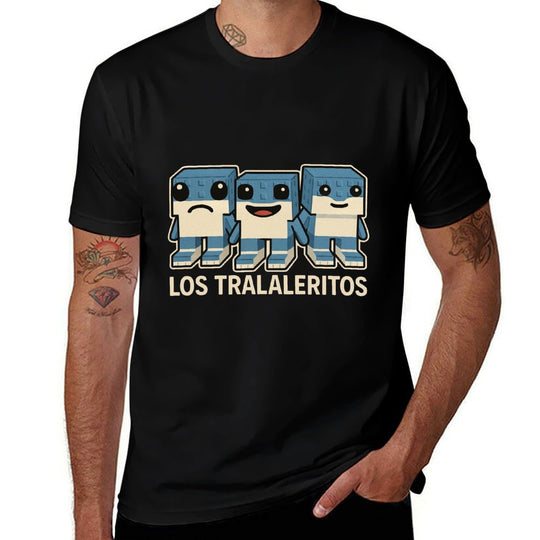 Los Tralaleritos - Funny Italian Brainrot Cringe Kids Meme  Eco-friendly Material T-Shirt