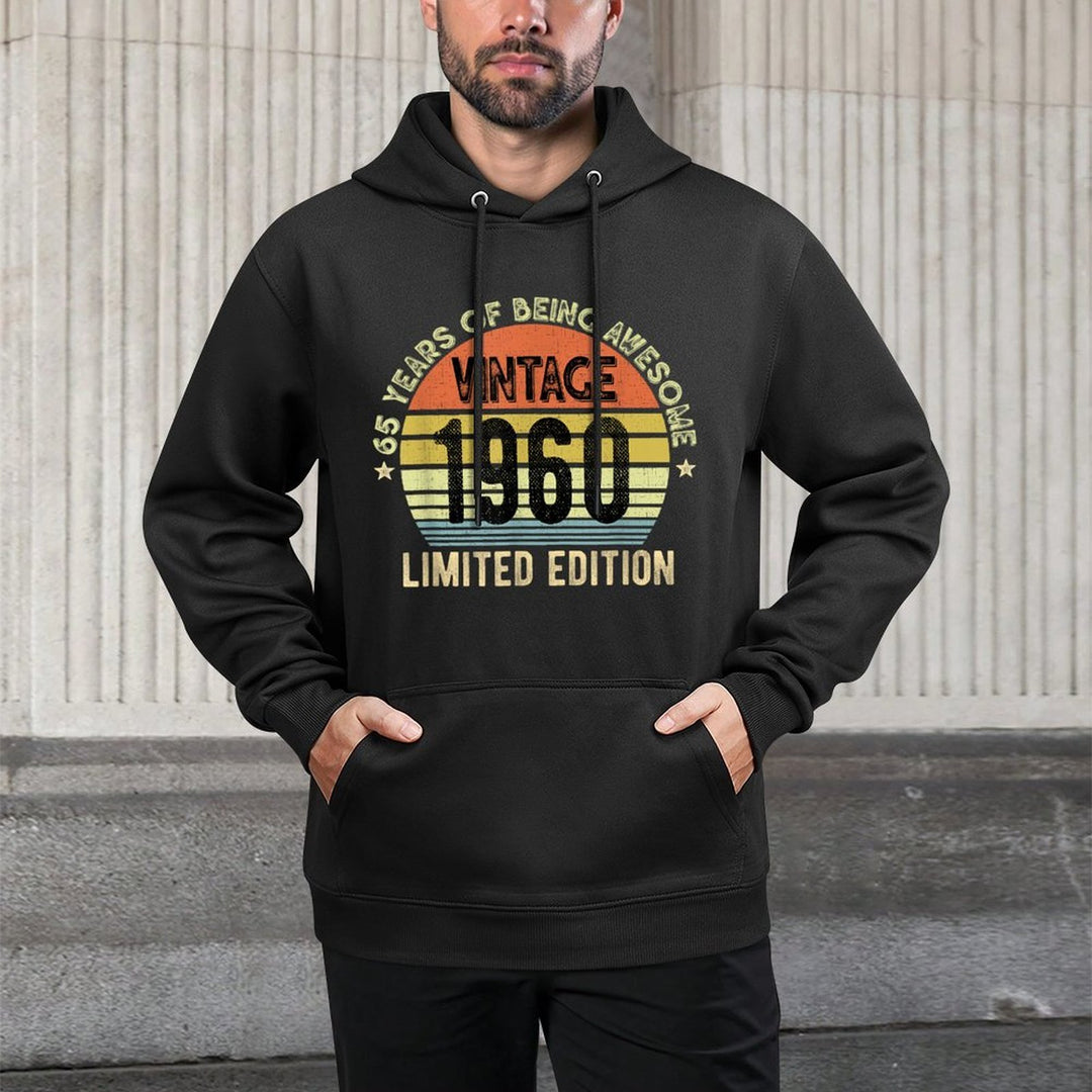 Vintage 1960 Limited Edition 65-Year-Old Gifts 65th Birthday All-Day Comfort Hoodie