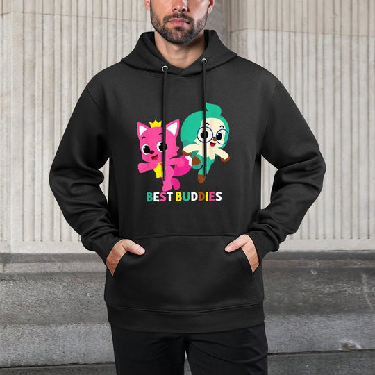 Pinkfong Wonderstar Best Buddies Pinkfong And Hogi Machine Washable Hoodie