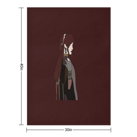 Roan of Arc Easy Care Throw Blanket