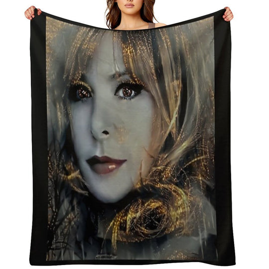 Mylène Farmer Velvety-soft Throw Blanket