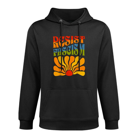 8647 Anti-Trump Boho Flowers Anti-Fascism Resist Protest Pilling-Resistant Hoodie