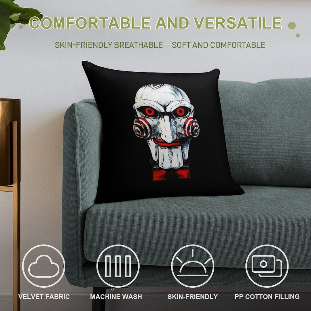 Saw- Billy T-Shirt Soft Luxury Feel Throw Pillow
