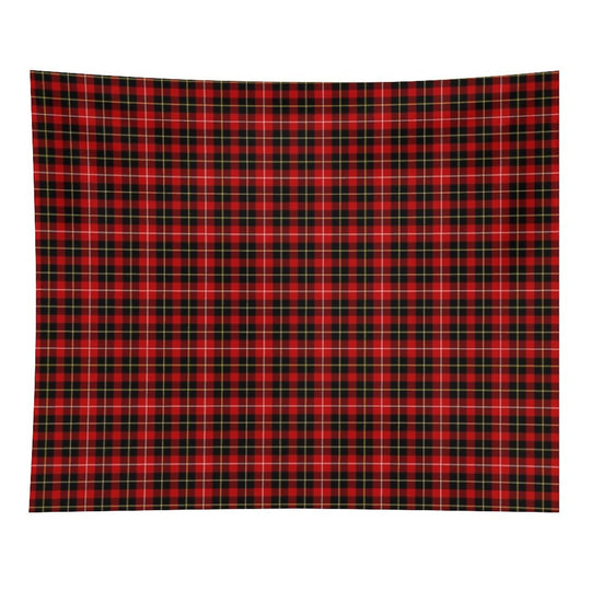 O'Connell Tartan Red And Black Irish Plaid Tapestry
