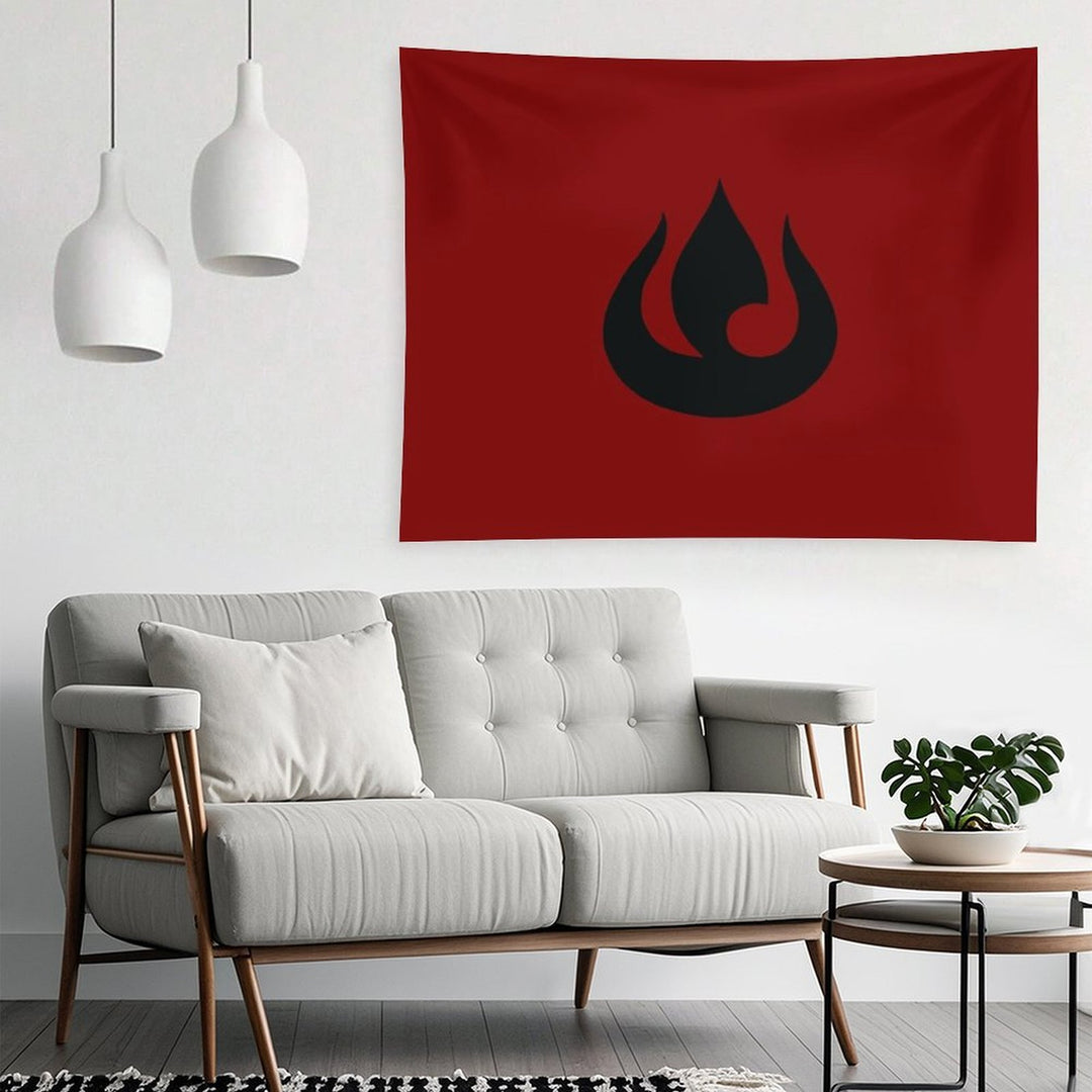 Fire Nation Banner Tapestry