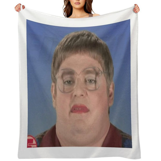 Tim And Eric News Wrinkle-free Throw Blanket