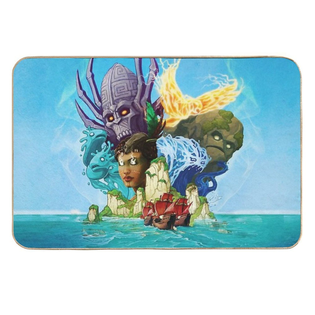 Spirit Island Cover  Pet-Safe Bath Mat