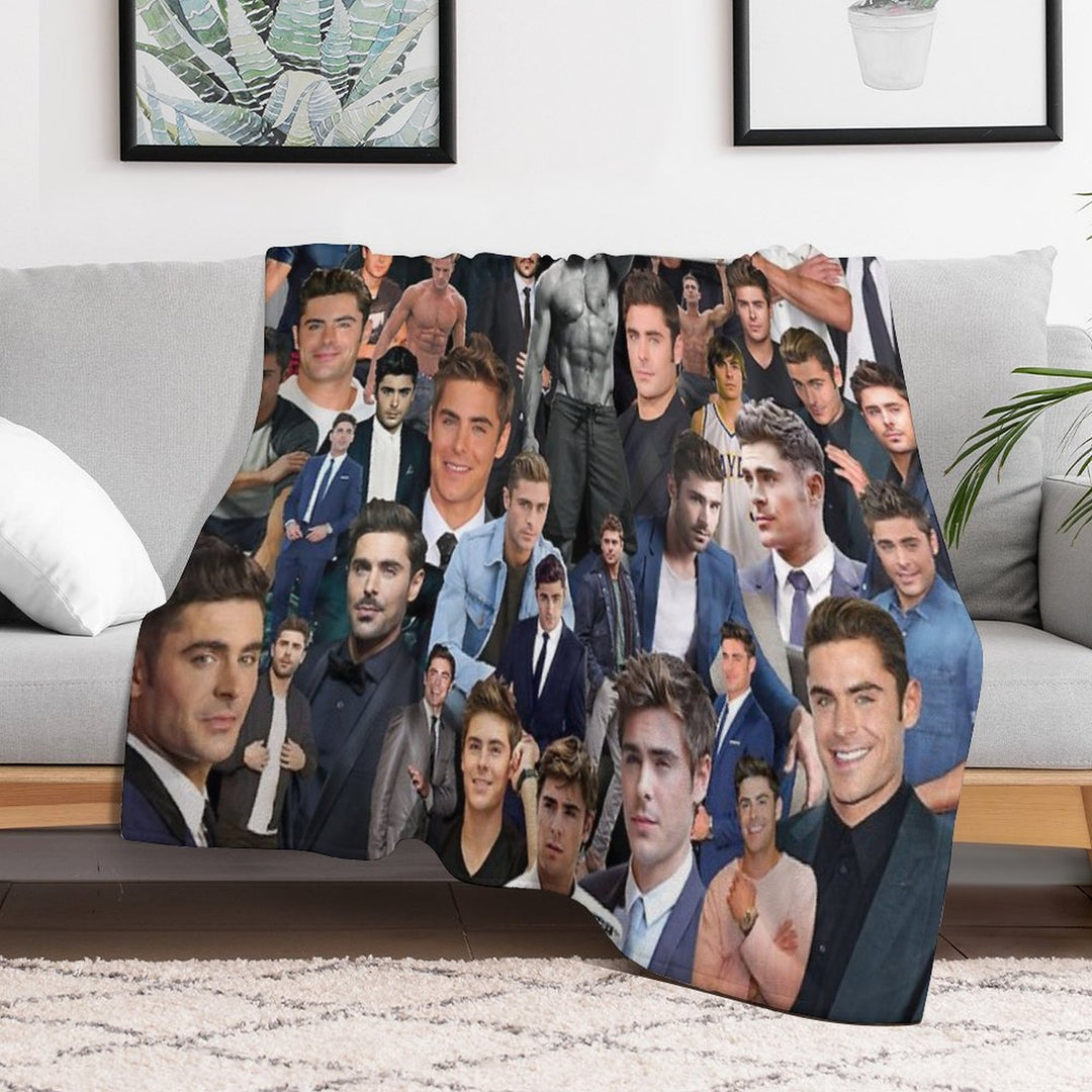 Zac Efron Comfort Throw Blanket
