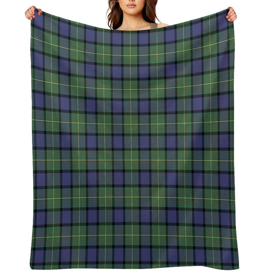 Clan Muir Tartan Velvety-soft Throw Blanket