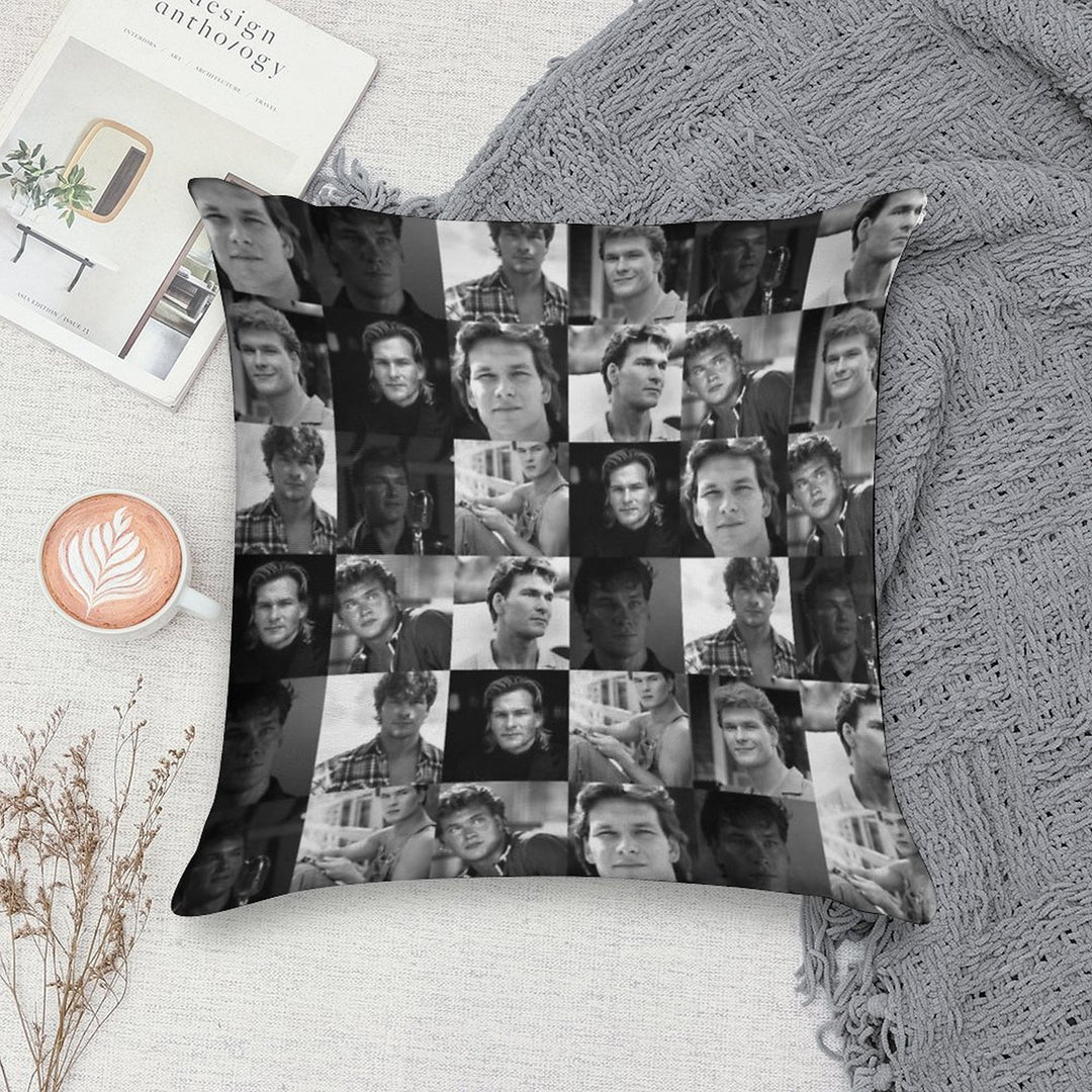 Patrick Swayze Sticker Soft Ultra-Soft Texture Throw Pillow