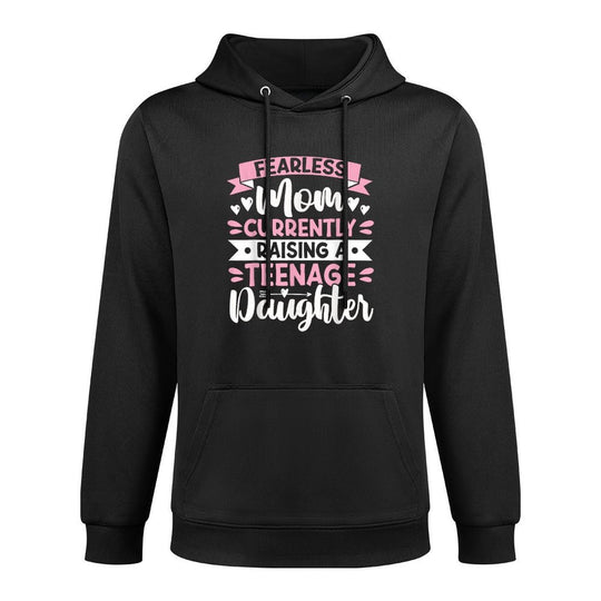 Mom of Anager Funnynage Mom Mothers Day Breathable Fabric Hoodie