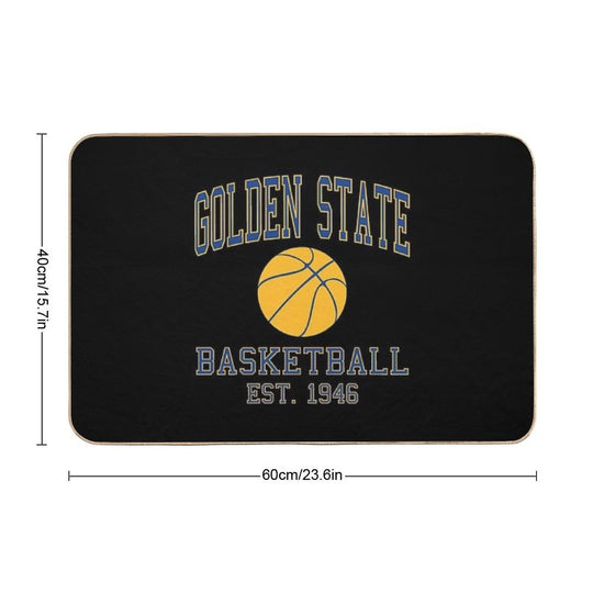 Golden State Basketball  Fade-Resistant Bath Mat