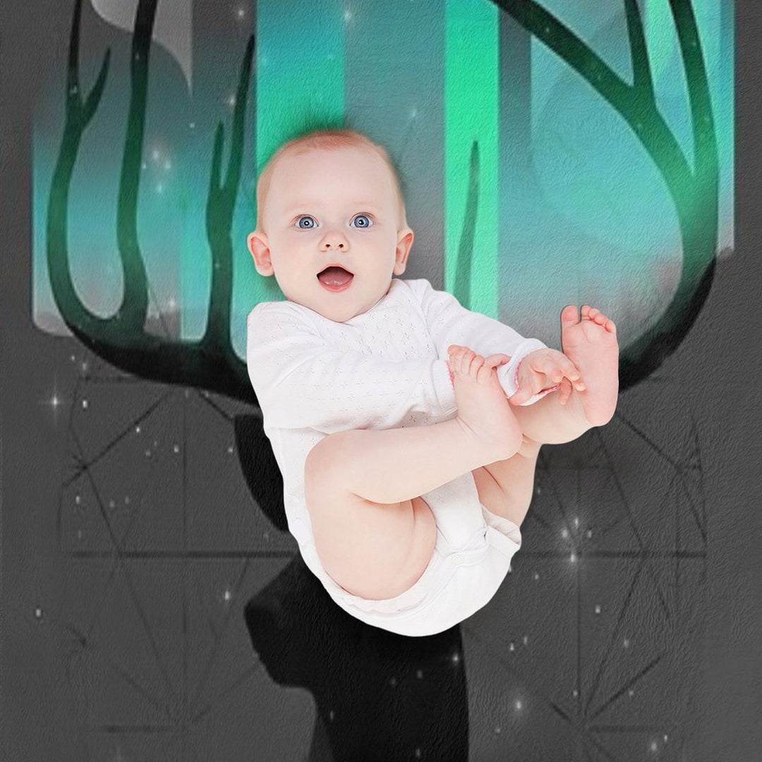 Northern Lights Eco-conscious Throw Blanket