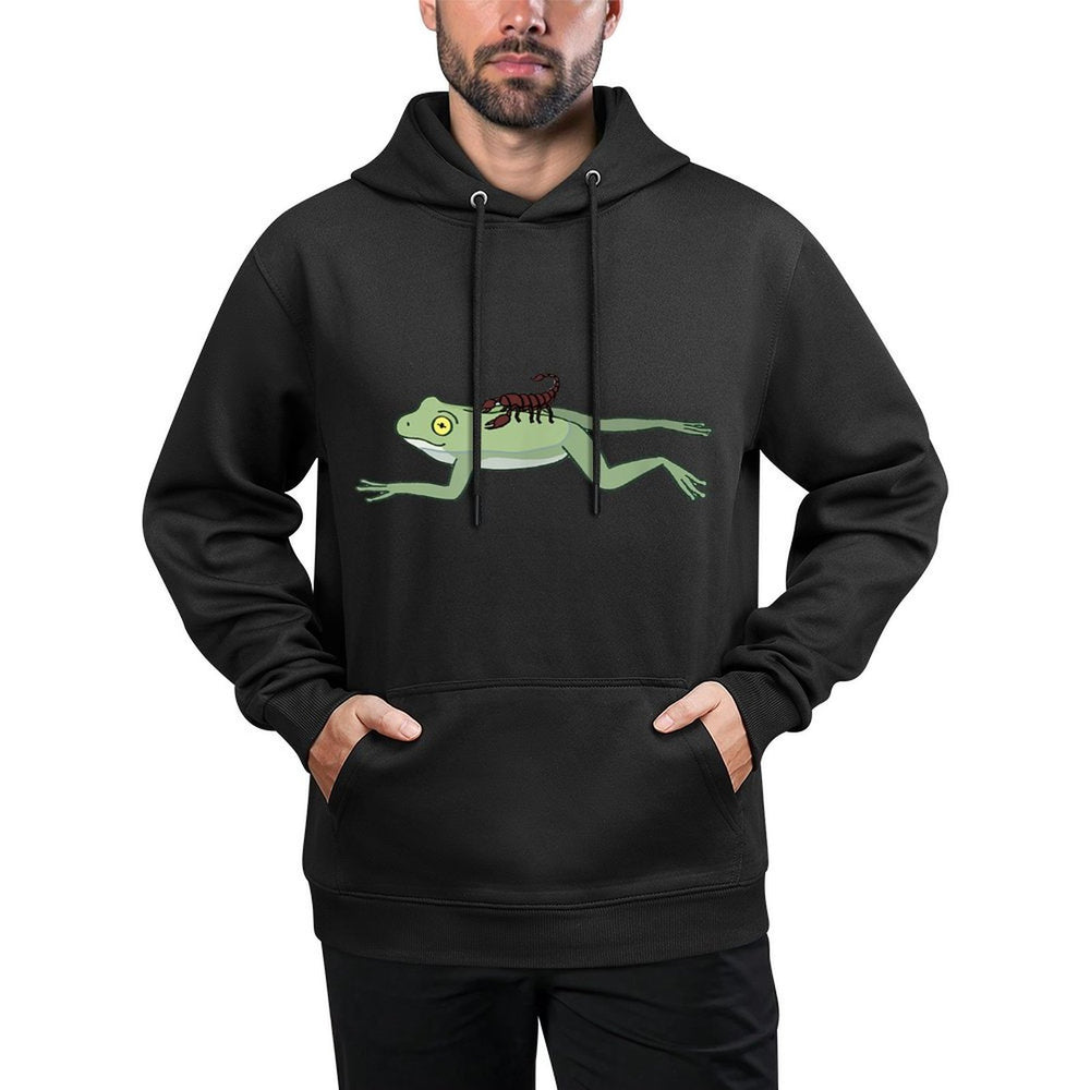 Scorpion And The Frog Meme Colorfast Hoodie