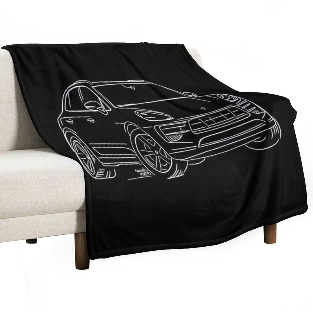 Porsche Macan GTS All-season Throw Blanket