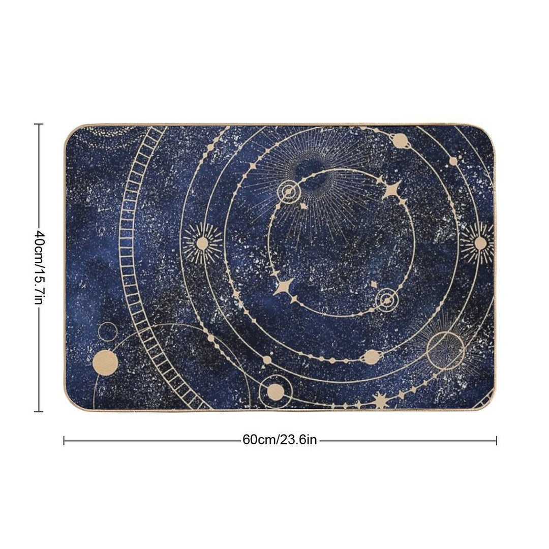 Mystic Celestial Skies  Pet-Safe Bath Mat